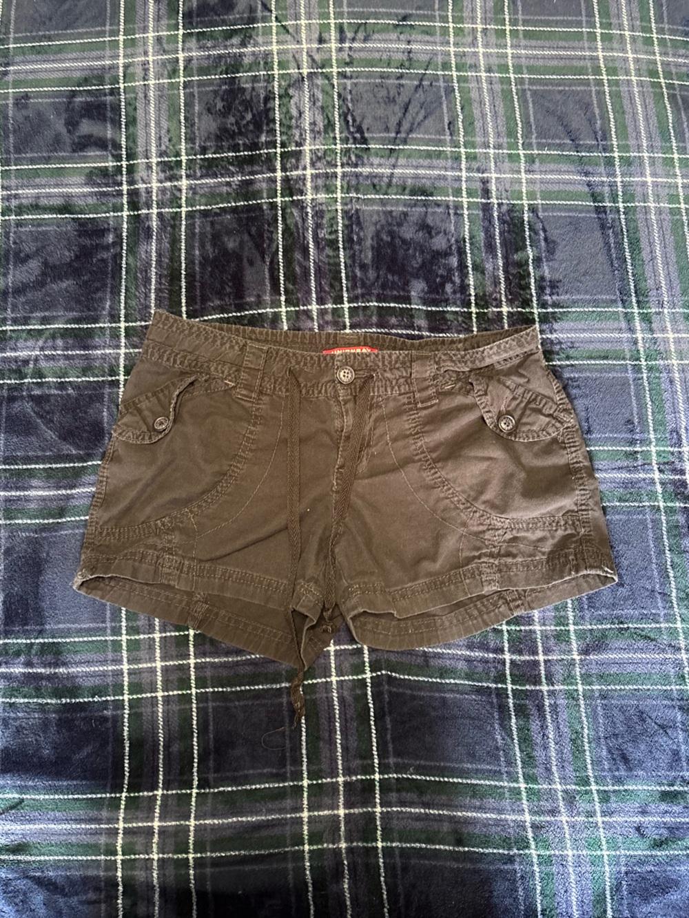 Y2K Union Bay black shorts w/ cute pocket details&drawstring waist.Size 3.